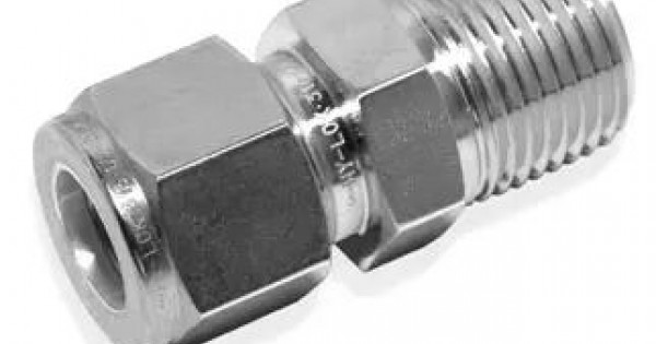 Polyconn Male Connector Stainless Steel Compression | DAS Services, Inc.